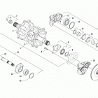 ZR 6000 LTD ES EB 129 Вал приводной трака и тормоза