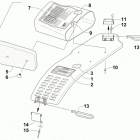 LYNX 2000 LT BLACK Защита ремня