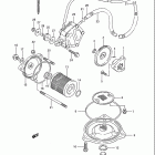 LT-F4WDX King Quad Масляный и топливный насос