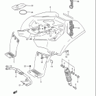 LT80 1987-1995 Rear fender (model m / n / p / r / s)