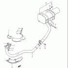 LT-4WD Quad Runner 1987-1995 Muffler (model h)