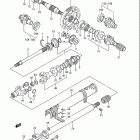 LT-4WD Quad Runner 1987-1995 Secondary gear - propeller shaft (model h / j / k / l / ...