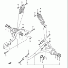 LT-4WD Quad Runner 1987-1995 Rear suspension arm (model j / k / l / m / n / p / r / s...