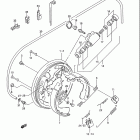 LT-F4WDX King Quad Front wheel brake (model r / s)