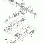 LT-F4WDX King Quad Secondary gear - propeller shaft (model m / n / p / r)