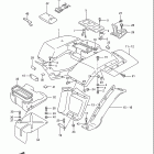 LT-4WD Quad Runner 1987-1995 Rear fender (model m / n / p / r / s)