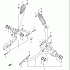 LT-4WD Quad Runner 1987-1995 Rear suspension arm (model h)