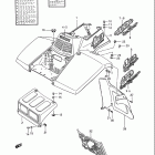 LT-4WD Quad Runner 1987-1995 Front fender (model h / j / k / l)