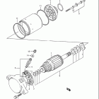 LT-4WD Quad Runner 1987-1995 Starting motor (~e.no.125080)
