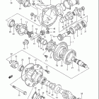 LT-4WD Quad Runner 1987-1995 Differential gear