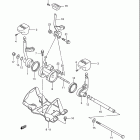 LT-4WD Quad Runner 1987-1995 Transmission lever