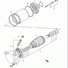 LT-4WD Quad Runner 1987-1995 Starting motor (e.no.125081~)