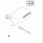 LT-4WD Quad Runner 1987-1995 Сидение