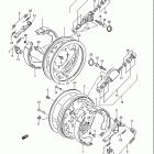 LT-4WD Quad Runner 1987-1995 Front wheel brake (model h / j / k / l)