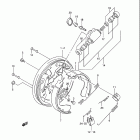 LT-4WD Quad Runner 1987-1995 Front wheel brake (model m / n / p / r / s)