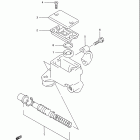 LT-4WD Quad Runner 1987-1995 Front master cylinder (model m / n / p / r / s)