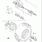 LT-4WD Quad Runner 1987-1995 Front wheel (model m / n)