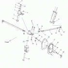 S18SJA5BSL/BEL 550 WIDETRAK LX ES/INTL Steering, lower - s18sja5bsl  /  bel (600125)