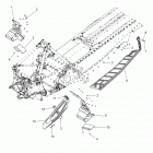 S17EER6 600 SWITCHBACK SP ALL OPTIONS Chassis, clutch guard and footrests - s17eer6 all option...