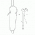 S17DDE8PSL/PEL 800 SWITCHBACK ADVENTURE/INTL Suspension, air pump-shock - s18dde8psl  /  pel (600554)