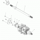 S17EHP8P 800 AXYS PRO RMK 174 ALL OPTIONS Drive train, jackshaft and driveshaft - s17ehp8p all opt...