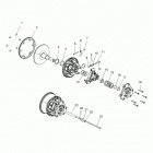 S18SJA5BSL/BEL 550 WIDETRAK LX ES/INTL Drive train, clutch, primary - s18sja5bsl  /  bel (60012...