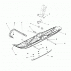 S17EEF6PSL/PEL 600 VOYAGEUR/INTL 144 Steering, ski asm. - s17eef6psl  /  pel (600359)