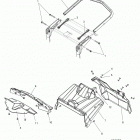 S18DCL8PS/PEM 800 RUSH XCR/INTL ALL OPTIONS Body, bumper, rear and closeoff - s18dcl8ps  /  pem (600...