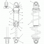 S17EFN8/EFT8 800 AXYS RMK ASSAULT 155 ALL OPTIONS Suspension, shock, front track - s17efn8  /  eft8 all op...