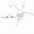 S17DDJ6PEM 600 SWITCHBACK PRO X INTL Steering, upper and handlebar asm. - s17ddj6pem (600437)
