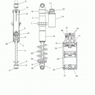 S17DDJ6PEM 600 SWITCHBACK PRO X INTL Suspension, shock, rear track - s17ddj6pem (600424)