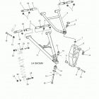 S18DCL8PS/PEM 800 RUSH XCR/INTL ALL OPTIONS Suspension, control arms and spindle - s18dcl8ps  /  pem...