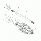 S17EFK6 600 AXYS PRO RMK 155 ALL OPTIONS Drive train, jackshaft and driveshaft - s17efk6 all opti...