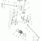 S17MBX6JSA/JEA 600 RACER/INTL Steering, lower and tie rods - s17mbx6jsa  /  jea (60045...