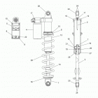 S18DCL6PS/PEM 600 RUSH XCR/INTL ALL OPTIONS Suspension, shock, ifs (7044564) - s18dcl6ps  /  pem (60...