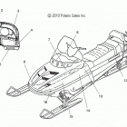 S18SJA5BSL/BEL 550 WIDETRAK LX ES/INTL Body, decals - s18sja5bsl  /  bel (600135)