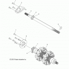 S17DCJ8PS 800 RUSH PRO X SC Drive train, jackshaft and driveshaft - s17dcj8ps all op...