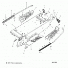 S17DDE8PSL/PEL 800 SWITCHBACK ADVENTURE/INTL Chassis, tunnel and rear asm. - s17dde8psl  /  pel (6002...