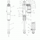 800 RUSH PRO-S ALL OPTIONS - S16DP8 Suspension, shock, rear track, ltd (7044383)