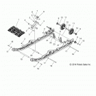 S18CBA6GS/CBB6GS 600 INDY/INDY SP ALL OPTIONS Suspension, rear and track (indy) - s18cba6gs (49snowsus...