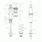 800 RUSH PRO-S ALL OPTIONS - S16DP8 Suspension, shock, ifs, ltd (7044384)