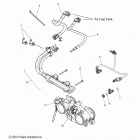 600 SWITCHBACK ADVENTURE/INTL - S16DA6PEL/PSL Корпус дроссельной заслонки и трубопровод