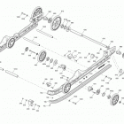 MXZ - 2-STROKE - 600 CARB_600HO E-TEC_800R E-TEC 08- rear suspension - rmotion package xrs - inferior