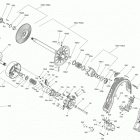 MXZ - 2-STROKE - 600 CARB_600HO E-TEC_800R E-TEC 05- pulley system - 600ho e-tec