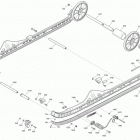 SUMMIT - 850 E-TEC 08- rear suspension - with ice scratcher - inferior