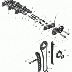 MXZ - 4-STROKE 01- camshafts and timing chain - 1200 itc 4-tec