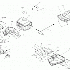 GRAND TOURING - 4-STROKE 09- luggage rack - package se