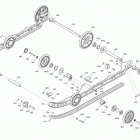 MXZ - 2-STROKE - 600 CARB_600HO E-TEC_800R E-TEC 08- rear suspension - package sport - inferior