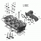 EXPEDITION - 4-STROKE - LE-XTREME 01 - головка цилиндра и выпускной коллектор - 1200 4-ТЕС