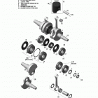 EXPEDITION - 2-STROKE - LE-XTREME 01- crankshaft and pistons - 600ho e-tec